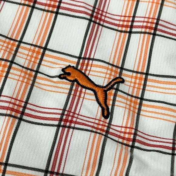 PUMA DryCELL Plaid Tech Golf Shorts White Multi Color Size 32 NWT Performance - Picture 2 of 15